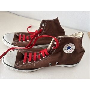 CONVERSE CHUCK TAYLOR ALL-STAR HIGH-TOP BROWN  SNEAKERS MENS 15
